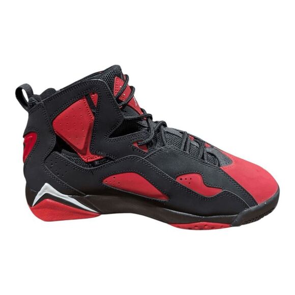 NIKE Air Jordan True Flight 'Black Red' Sneakers Size 8.5 - Picture 7 of 9